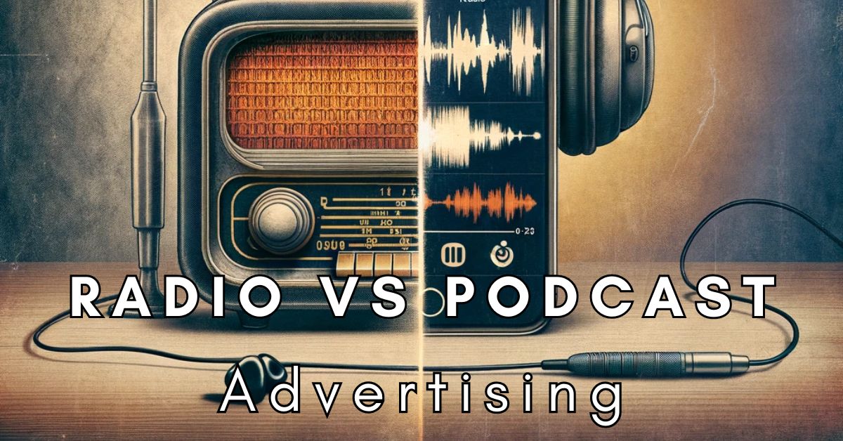 traditional radio vs modern podcast streaming device